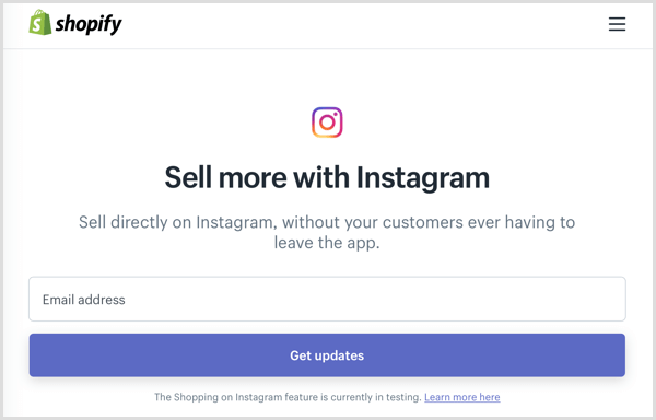 instagram vásárolható post shopify béta program iratkozzon fel