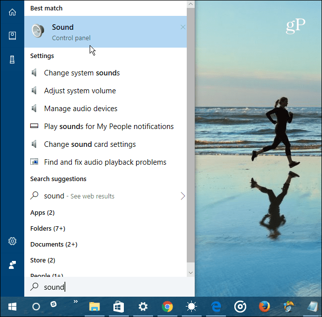 Start menü Windows 10