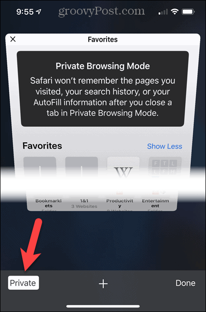 Kapcsolja ki a Privát lehetőséget a Safari alkalmazásban iOS rendszeren