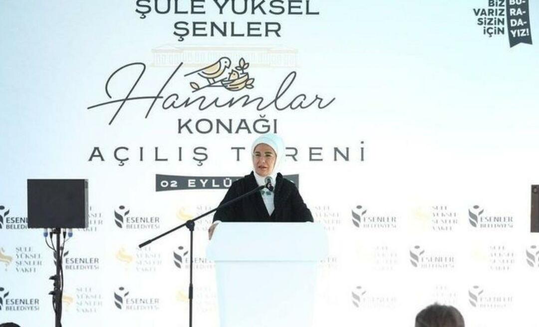 Emine Erdagan részt vett a Şule Yüksel Şenler Mansion megnyitóján.
