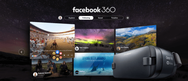 A Facebook bejelentette első dedikált virtuális valóság-alkalmazását, a Facebook 360 for Gear VR alkalmazást.