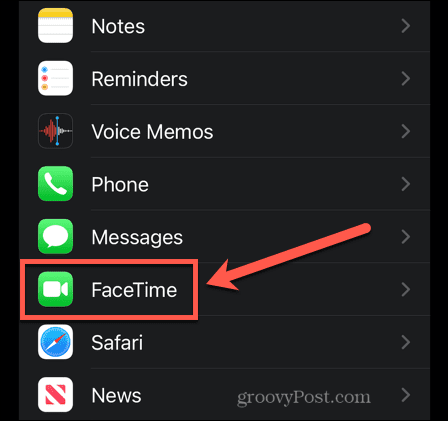 iphone facetime beállítások