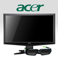 Az Acer felszabadítja a beépített 3D vevővel rendelkező monitort