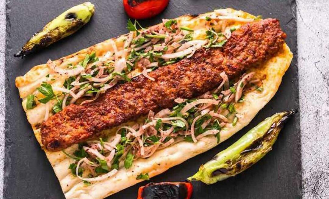 Harbiye Kebab, aminek olyan íze lesz, mintha az étteremben eszel! Hogyan készítsünk Harbiye Kebabot?