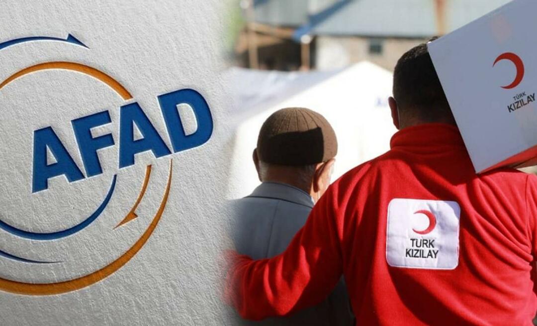 Hogyan adományozható az AFAD földrengés? Az AFAD adománycsatornái és a Vörös Félhold igénylista...