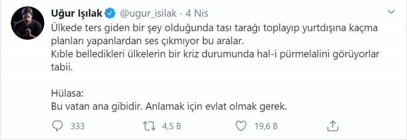 Uğur Işılak prof Dr. Támogatás Ali Erbaşnak! Erős válasz az Ankara Ügyvédi Kamara felé