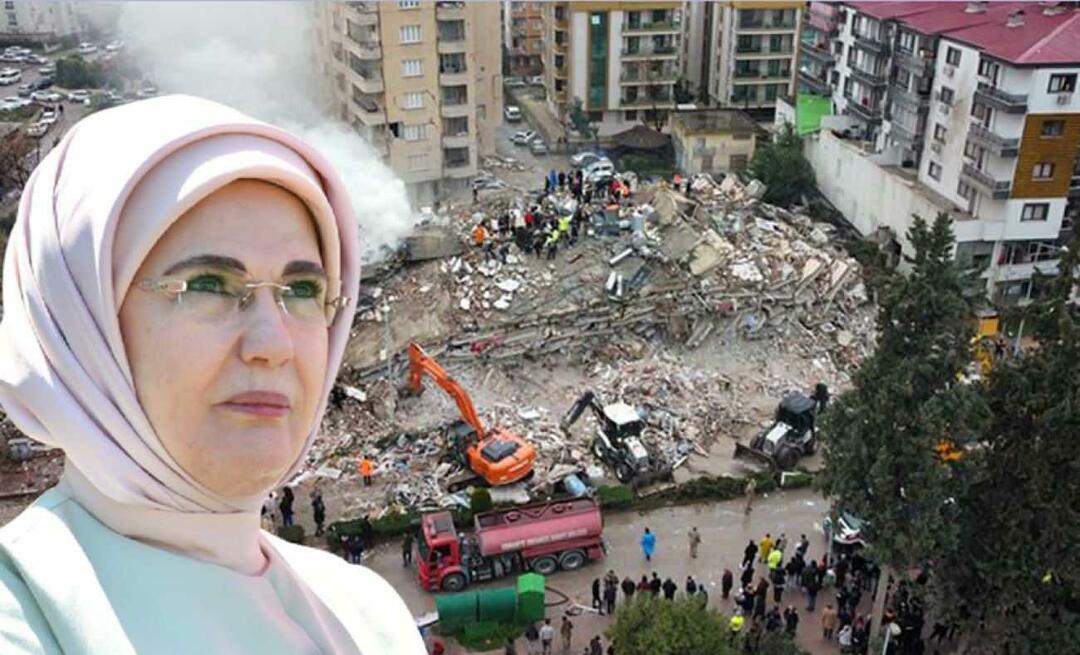 Erdoğan First Lady: Szívünk lángra lobbant a földrengés hírétől!