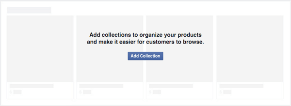 gyűjtemény hozzáadása a facebook bolt termékeinek rendezéséhez