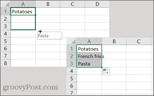 Excel automatikus kitöltési egyéni lista
