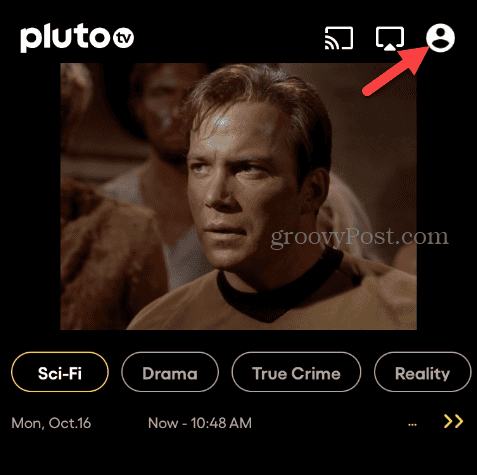Töröljön egy Pluto TV-fiókot