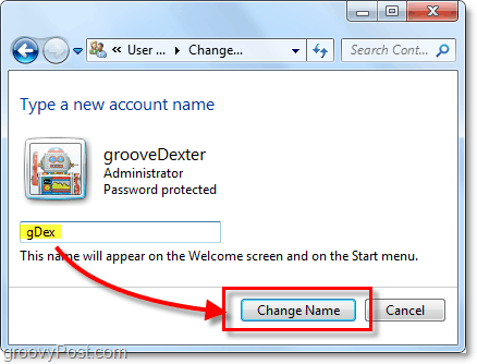 hozzon létre egy új fióknevet a Windows 7 számára