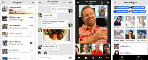 google hangouts alkalmazás
