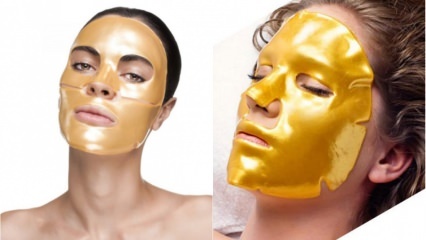 Mit csinál egy arany maszk? Milyen előnyei vannak az arany maszknak a bőrnek? Hogyan készítsünk aranymaszkot?