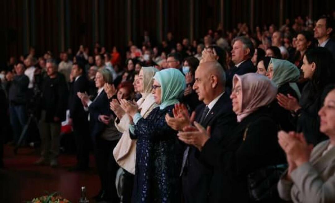 Emine Erdoğan a „Turandot” című operát nézte a Beştepe Kongresszusi és Kulturális Központunkban!