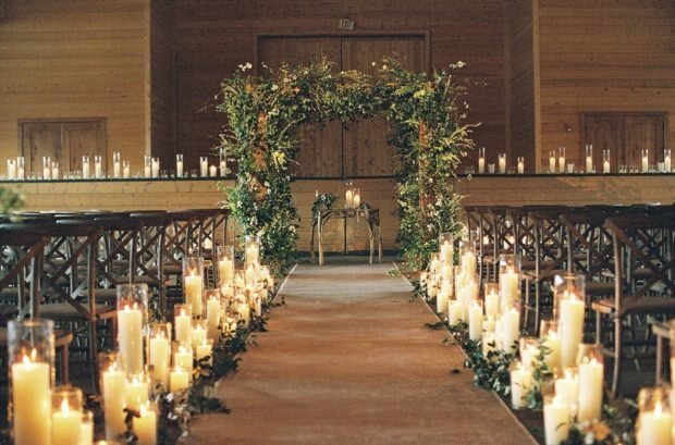 2018-19 téli esküvői dekorációk