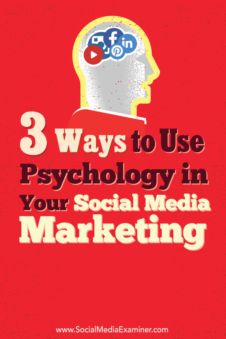 a közösségi média és a pszichológiai marketing alapelvei