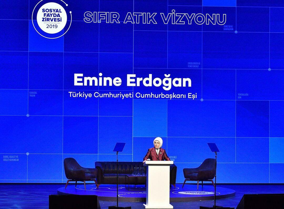 Emine Erdoğan Zero Waste Mozgalom 