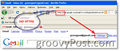 Hogyan kell engedélyezni az SSL-t az összes GMAIL oldalra:: groovyPost.com