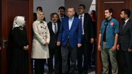 Erdoğan elnök ellátogatott Kasmpaşa gyermekházba!