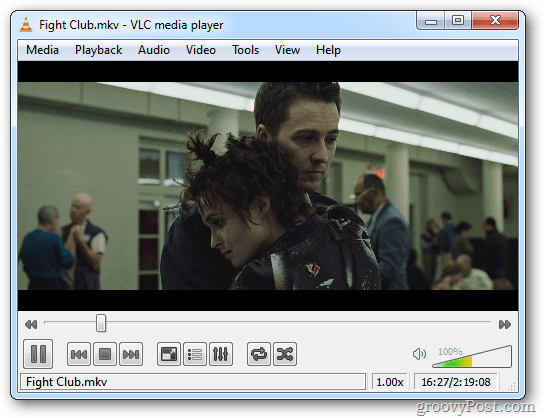Blu-ray konvertált film VLC formátumban