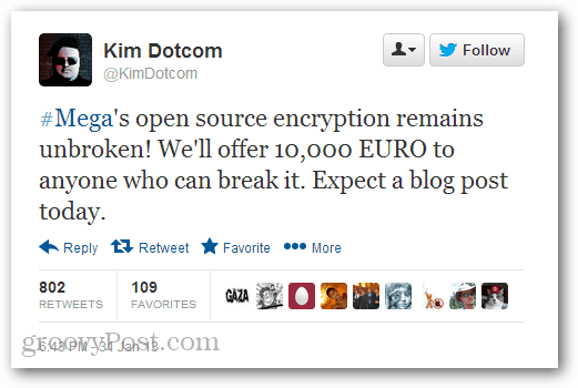 Kim Dotcom 10 000 euró jutalmat kínál az első hackereknek, hogy áttörjék a Mega biztonságát
