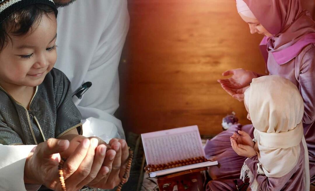 Hogyan töltsük a ramadánt gyerekekkel? Tanácsok a ramadán céljaihoz gyermekeivel...