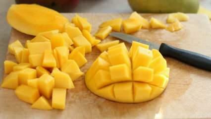 Hogyan kell aprítani a mangót? Hogyan lehet legkönnyebben szeletelni a mangót? A legegyszerűbb mangóaprítási technika otthon