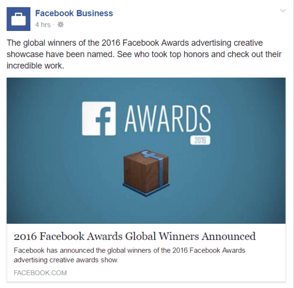 2016-os facebook-díjak