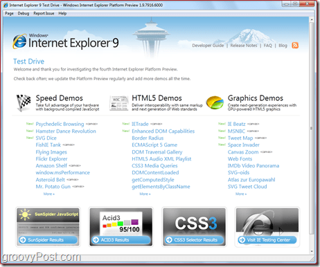 Internet Explorer 9: Töltse le az előnézetet
