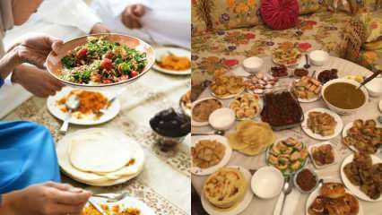 Tippek az iftar és a sahur asztal elkészítéséhez