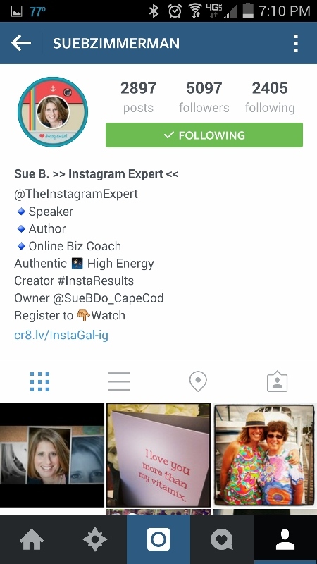 követhető URL az instagram bio-ban