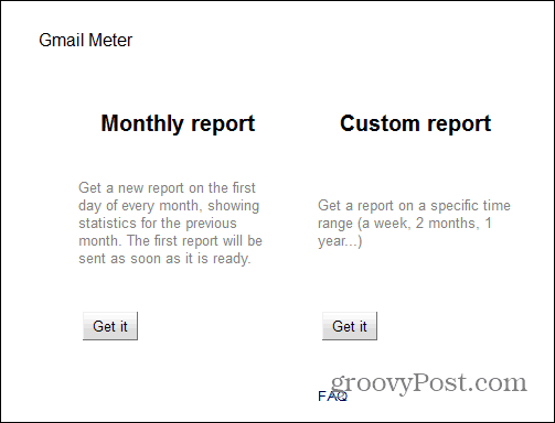 Gmail Meter jelentés