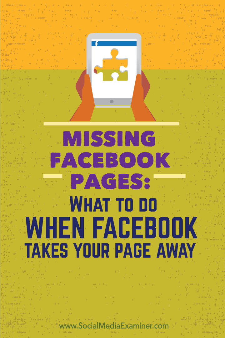 Hiányzó Facebook-oldalak: Mi a teendő, ha a Facebook elveszíti az oldaladat: A közösségi média vizsgáztatója