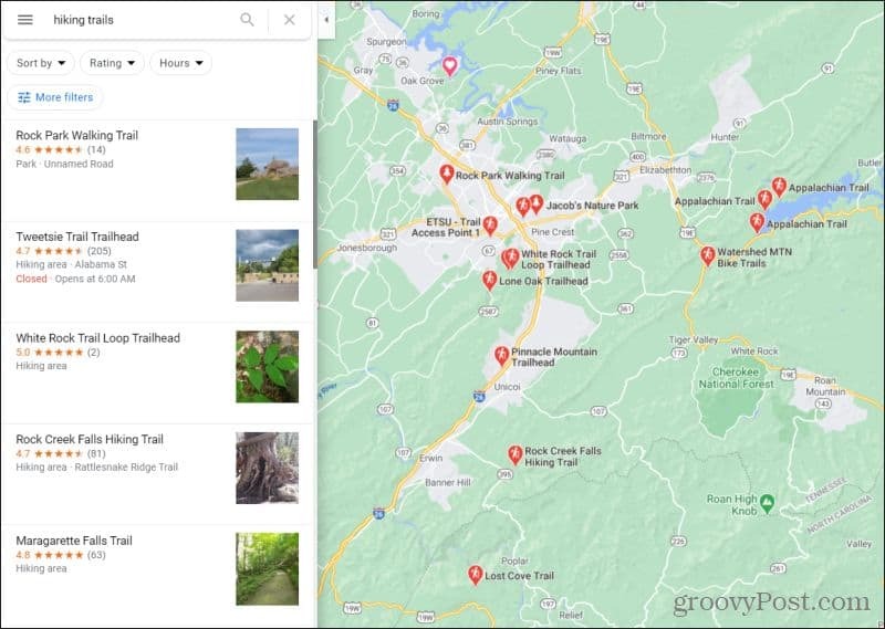 google maps túraútvonalak