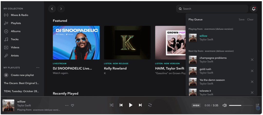 A TIDAL használatának okai az Apple Music és a Spotify felett 2021-ben