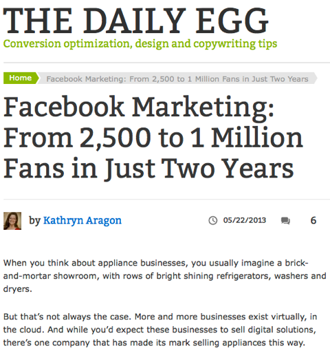 a facebook a napi tojás marketingjét