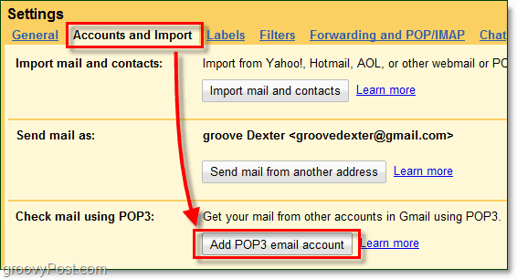 külső külső gyártó e-mailjeinek importálása a gmailbe továbbítás nélkül
