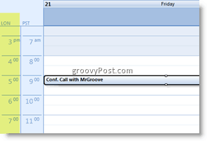 Outlook 2007 naptár