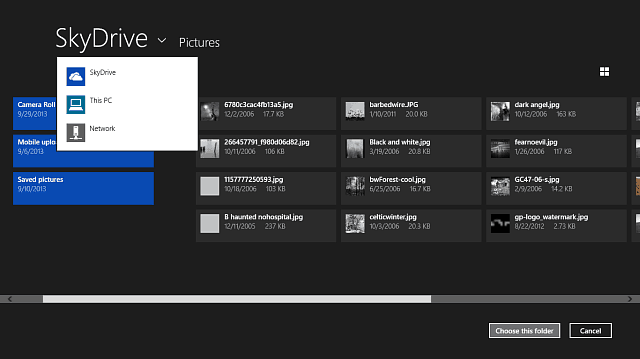 Fotóbemutató készítése a Windows 8.1 Zár képernyőn