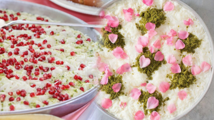 Hány kalória van Güllaç-ban, hízik? Hogyan készítsünk diétás güllaç-t otthon? Rengeteg tej rózsa puding recept