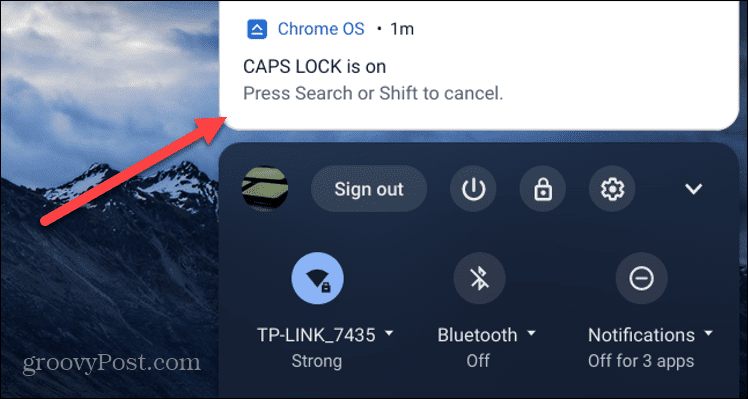 Caps Lock-kompatibilis Chromebook
