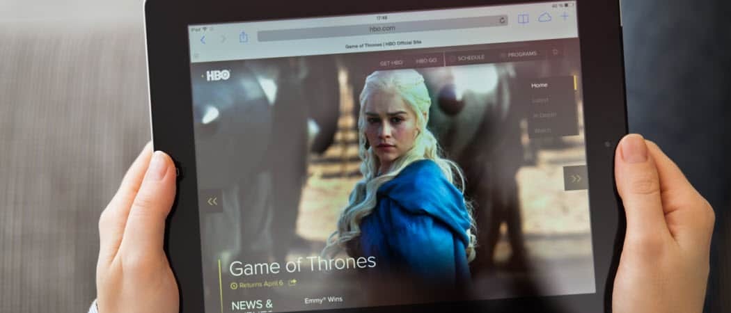 A HBO visszavonása az iPhone vagy iPad használatával