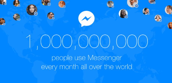 a facebook messenger egymilliárd felhasználó