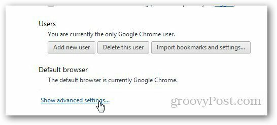 Változtassa meg a Chrome 2. nyelvét