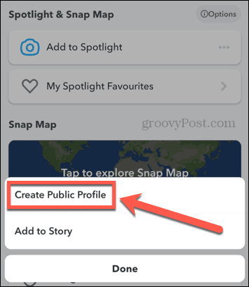 snapchat nyilvános profil létrehozása