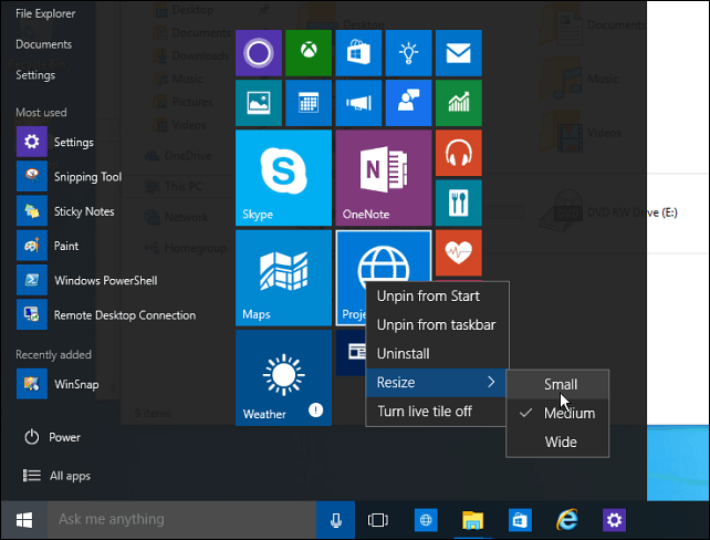 Windows 10 tipp: A Start menü helyét hatékonnyá tegye