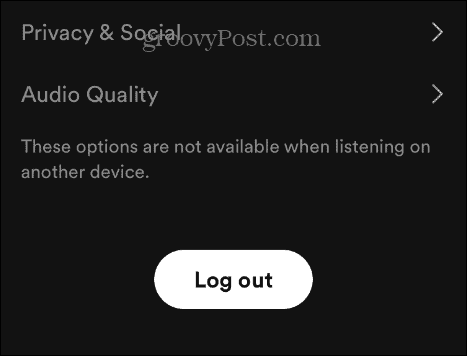 A Spotify dalszövegei nem működnek
