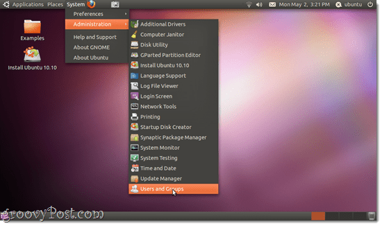 vegyen fel felhasználókat és csoportokat az ubuntu alkalmazásba