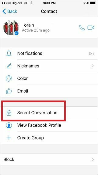 Facebook Messenger titkos beszélgetések: Teljes körű titkosított üzenetek küldése iOS, Android és WP rendszeren