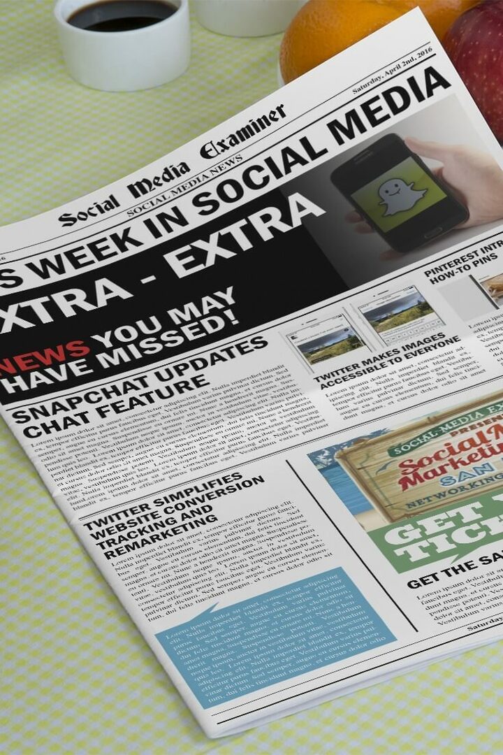 A Snapchat új funkciókat mutat be: Ezen a héten a közösségi médiában: Social Media Examiner